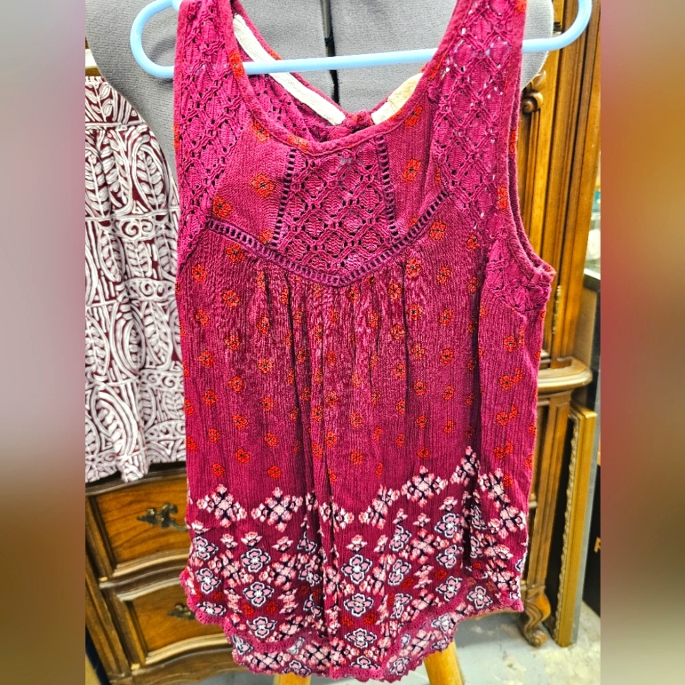 Rewind pink designed top